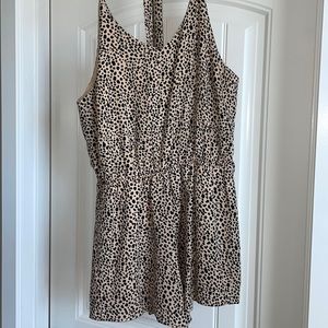 BNWOT animal print romper
